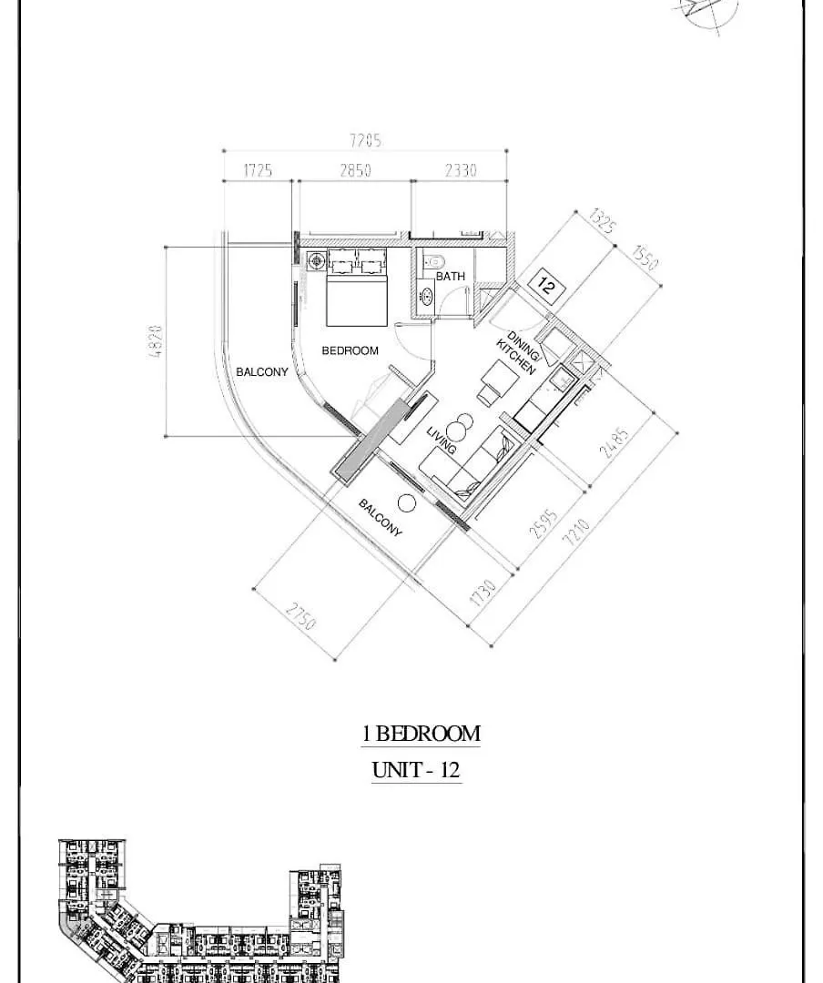 アパート ドバイModern 1 Bed In Zada Tower With Balcony - Sleeps 2アパートメント アラブ首長国連邦
